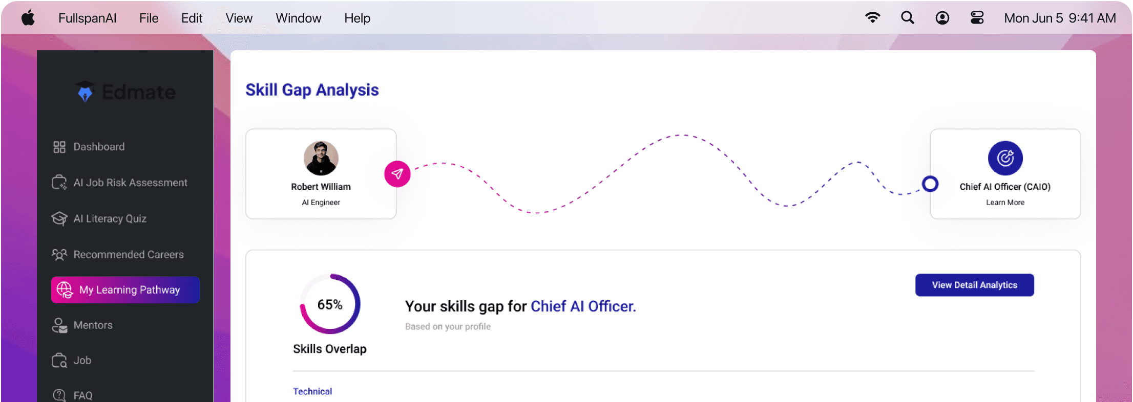 AI Career Dashboard